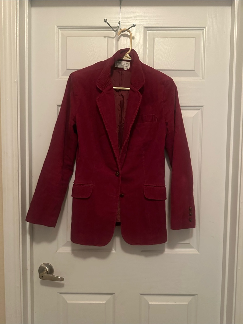 ADORA Corduroy Jacket in Deep Rose Red